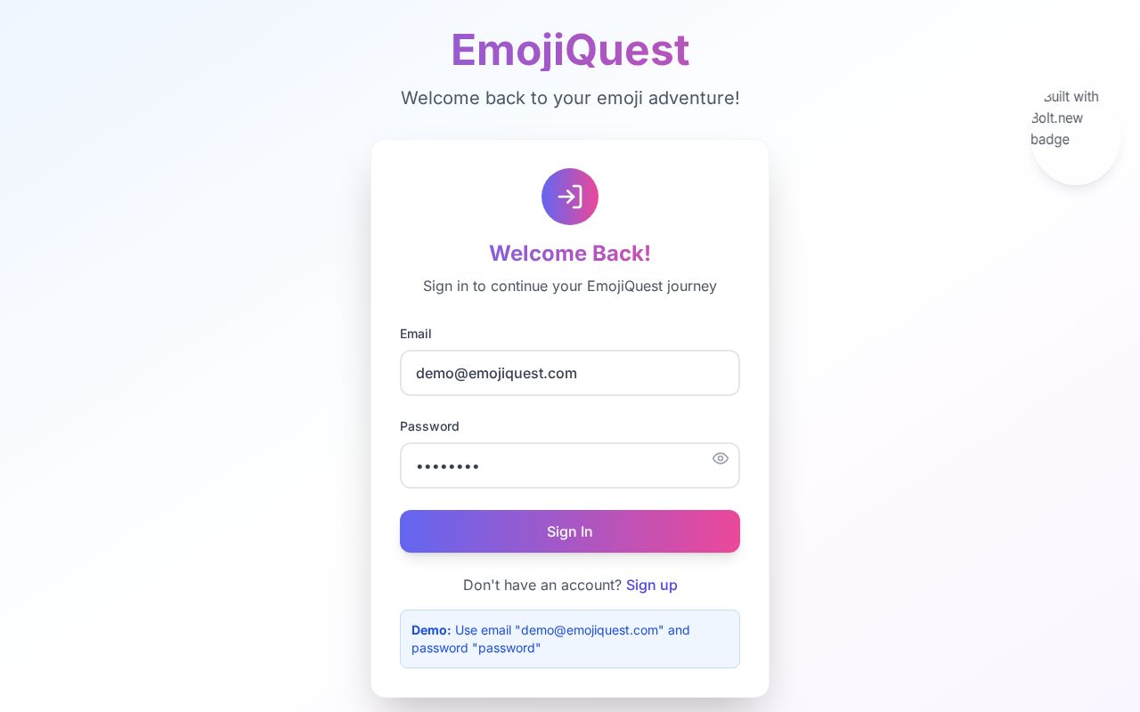 Preview of EmojiQuest