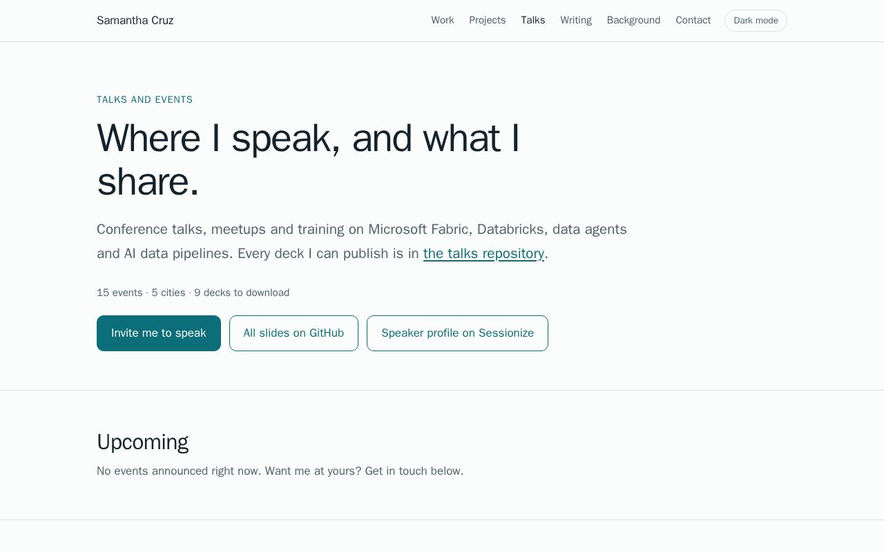 Preview of Talks