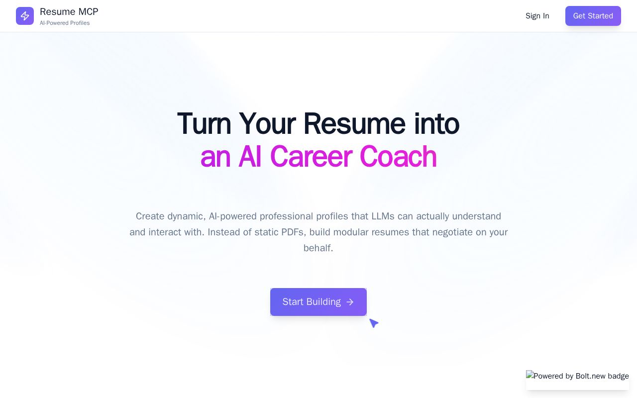 Preview of Lucid: Resume MCP