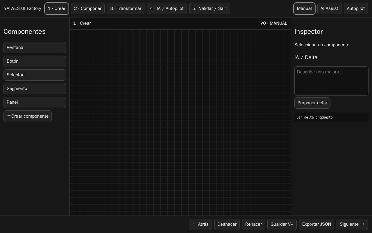 Preview of YAIWES UI Factory