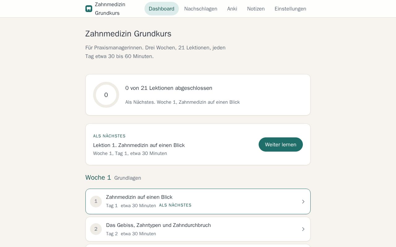 Preview of Learning Platform