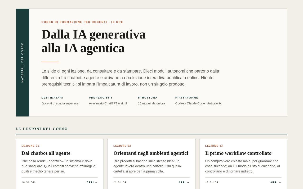 Preview of Corso Formazione Agenti
