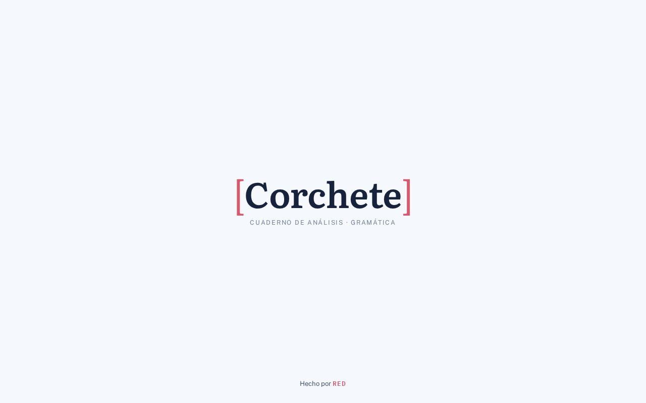 Preview of Corchete