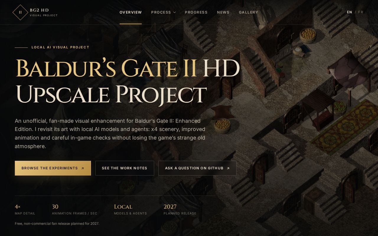 Preview of BG2 HD Visual Project