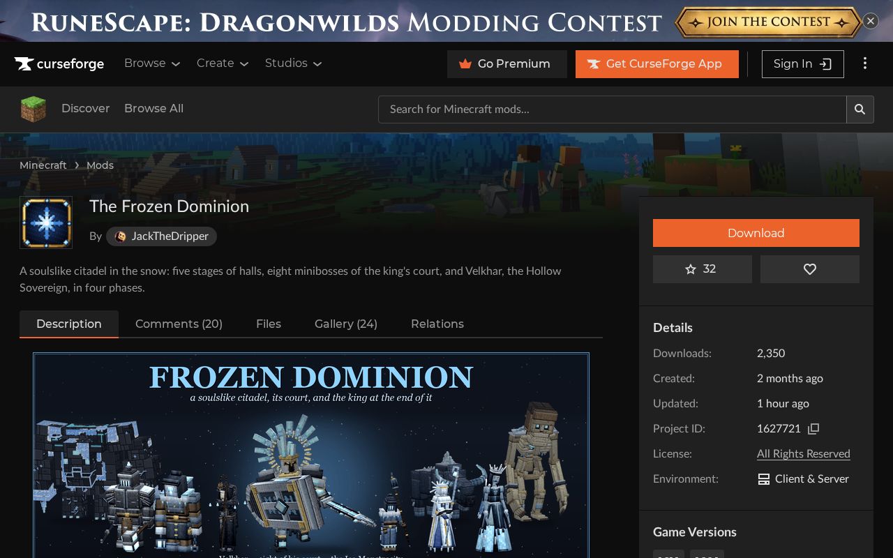 Preview of FrozenDominion
