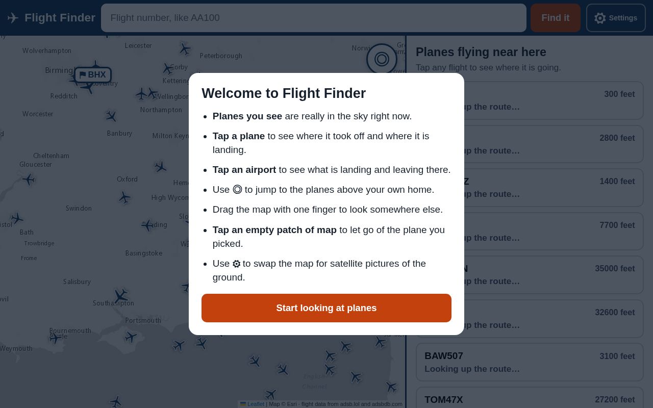 Preview of Flight Finder