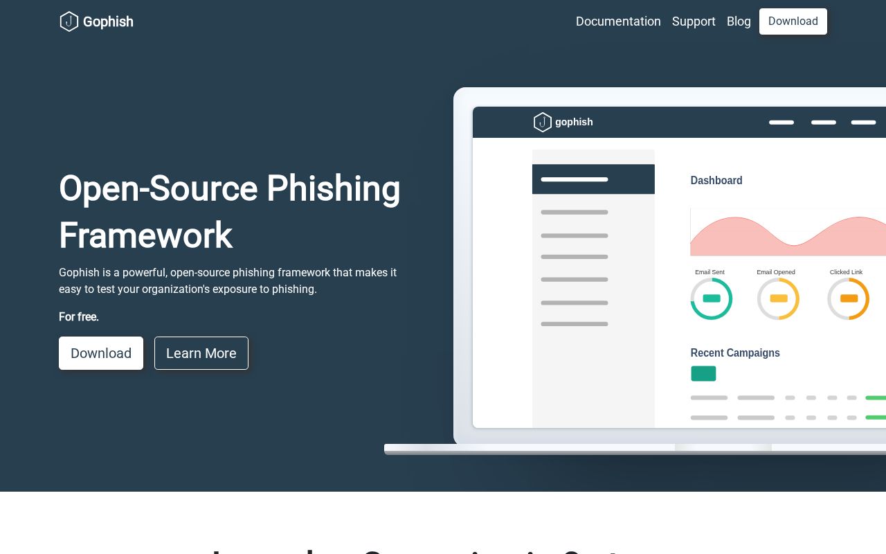 Preview of Ns8 Gophish