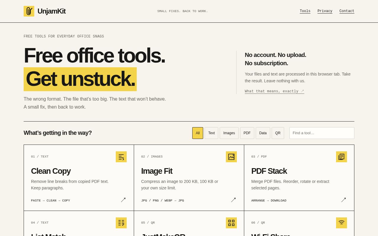 Preview of Unjamkit Com