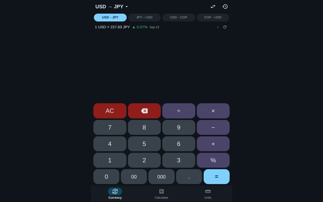 Preview of Currency Converter