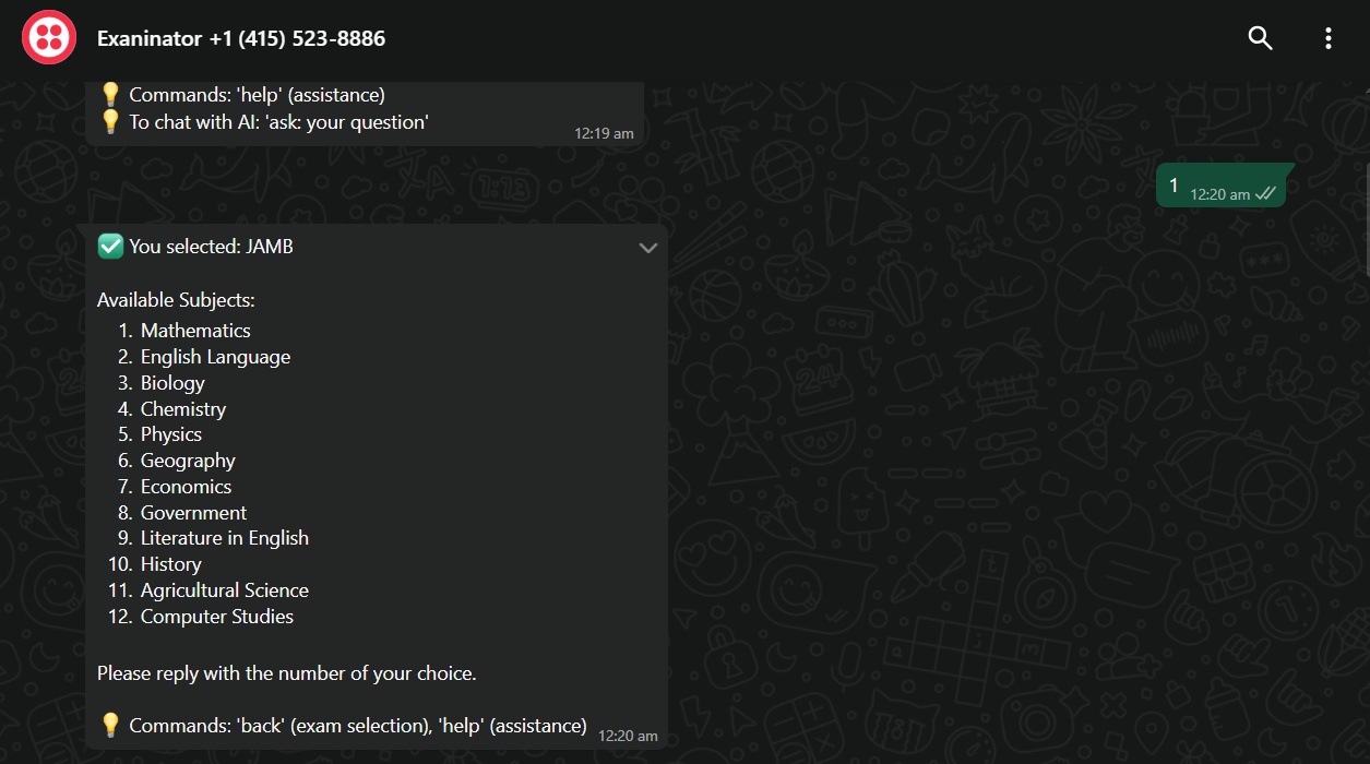 Preview of Examinator