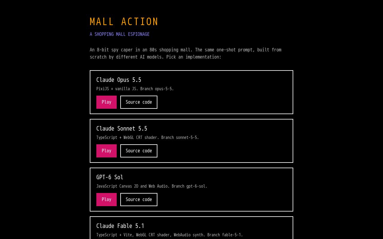 Preview of Mall Action