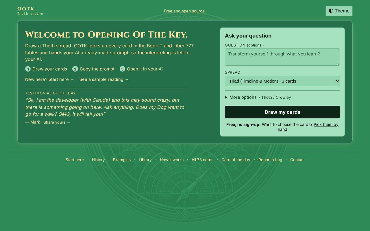 Preview of Ootk Thoth Engine