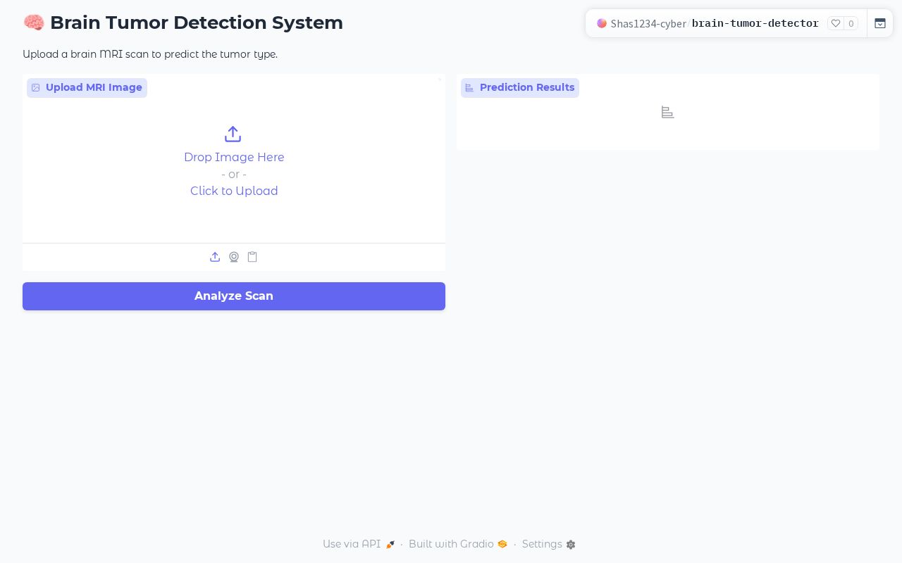 Preview of Brain Tumor Detector