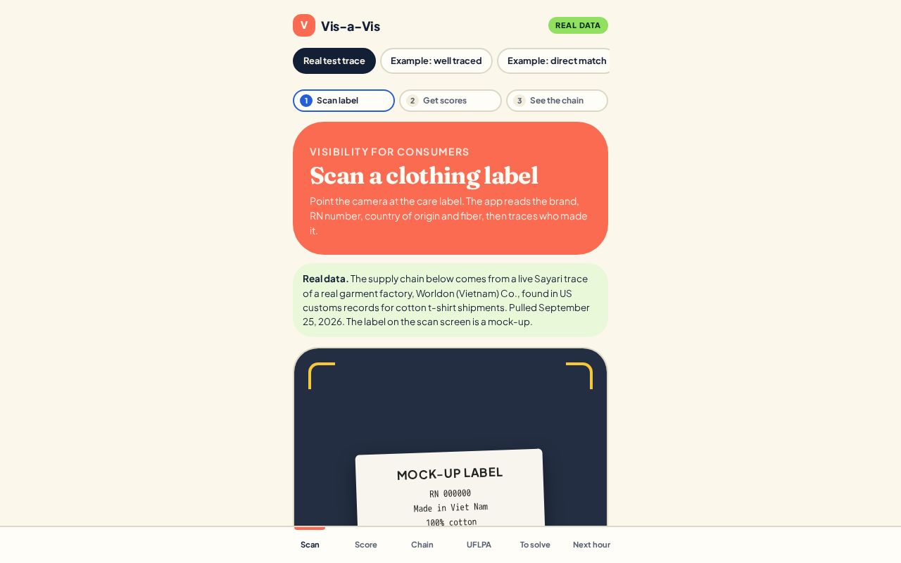Preview of Supply Chain App
