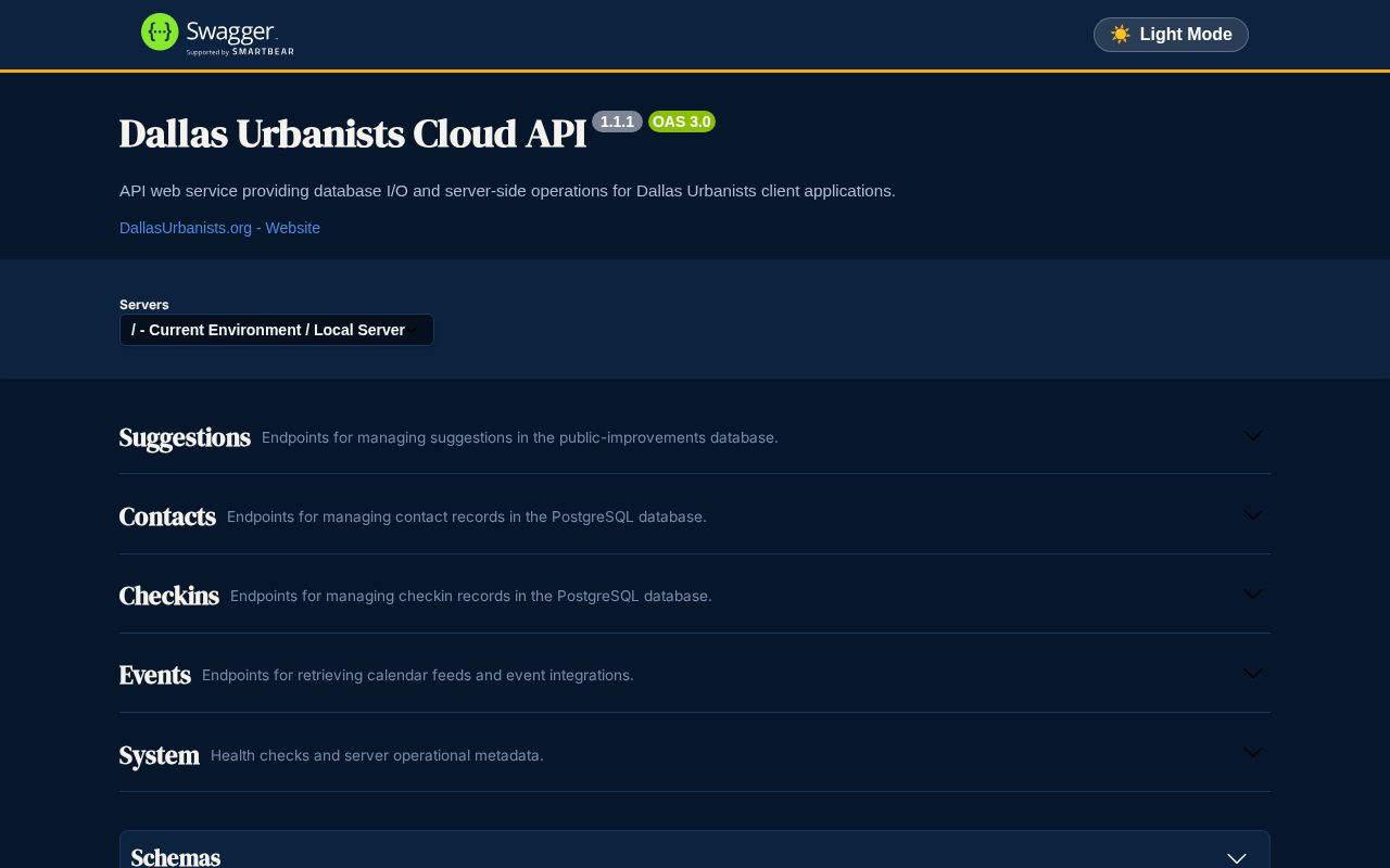 Preview of Cloud Api Server