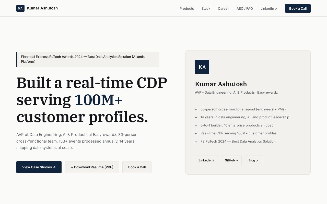 Preview of Importashutosh Github Io