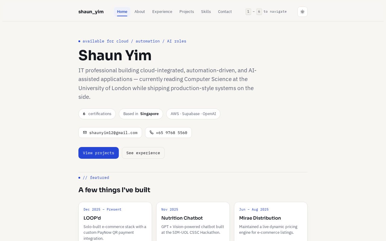 Preview of Shaunnnn Github Io