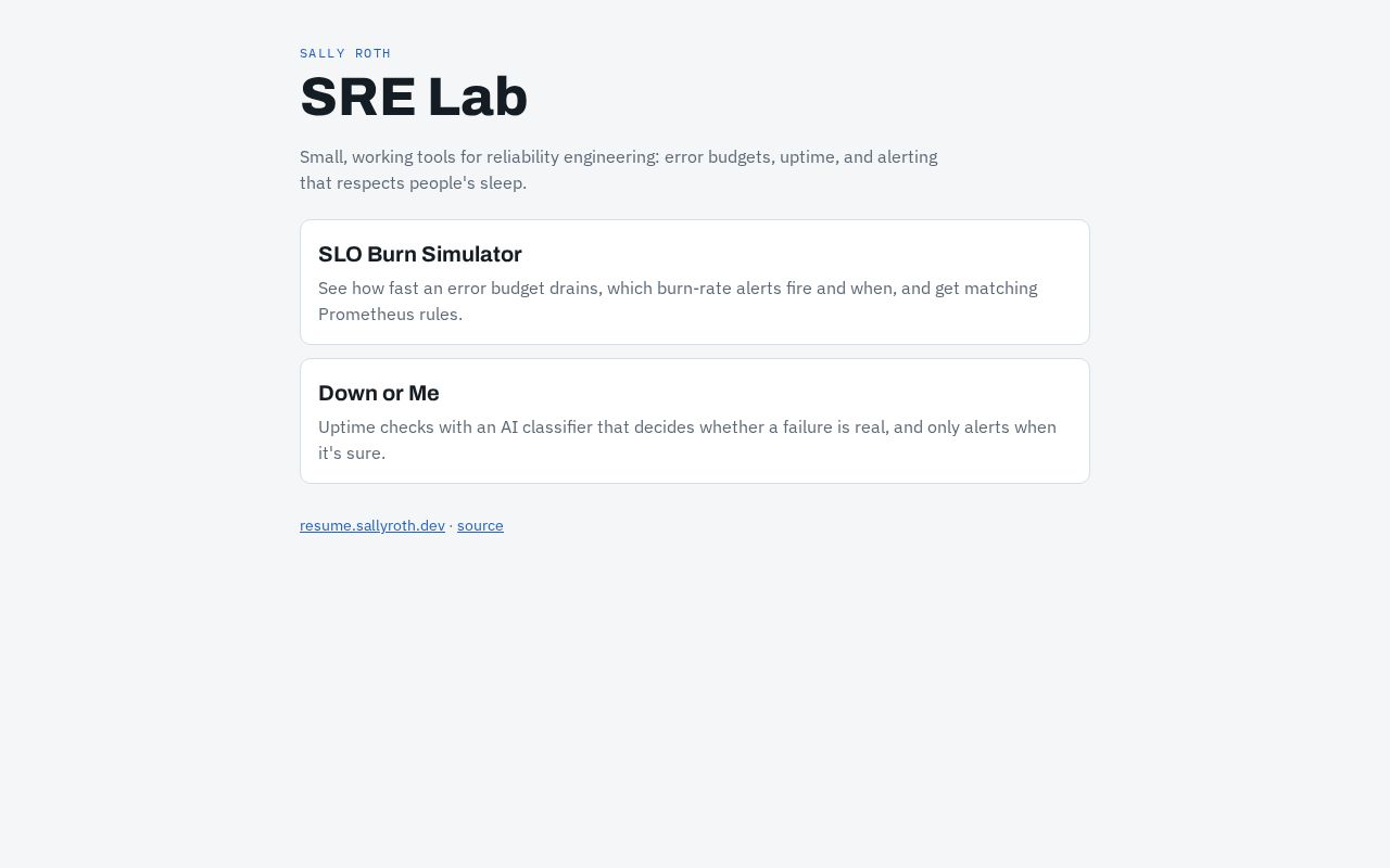 Preview of Sre Lab