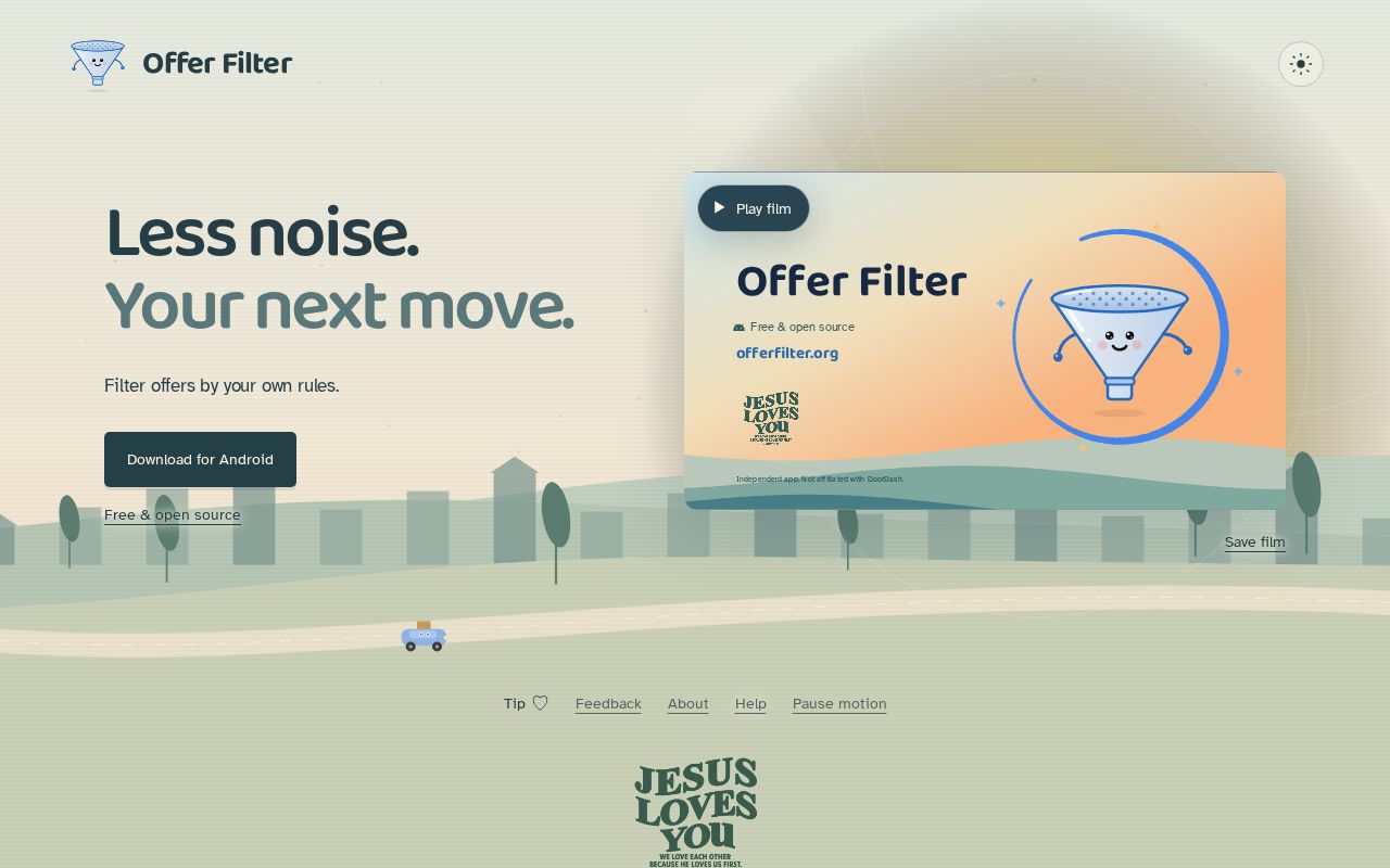 Preview of Offer Filter Site
