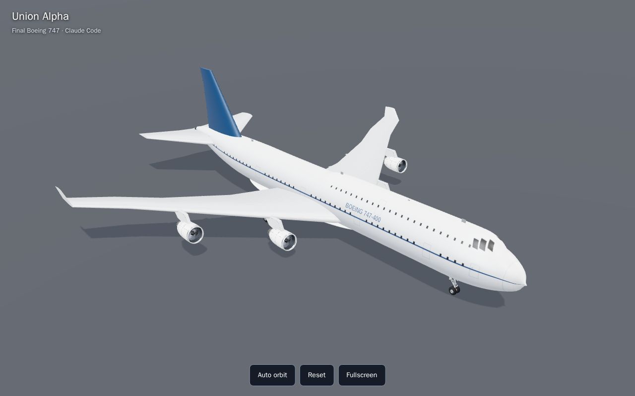 Preview of Union Alpha Boeing 747
