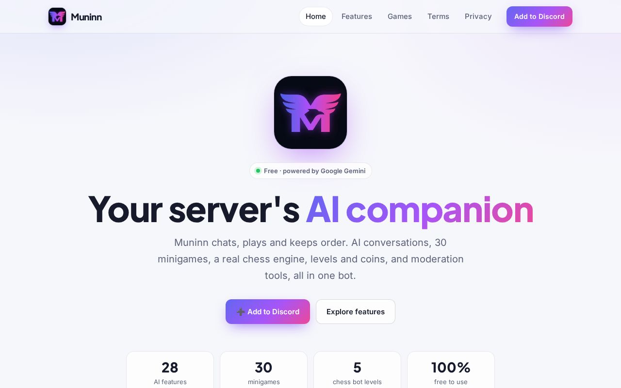 Preview of Muninn SubDetails Website
