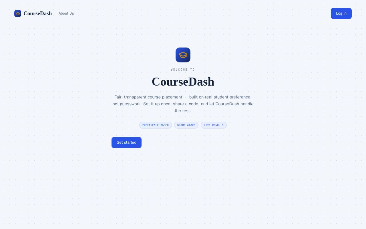 Preview of Coursedash