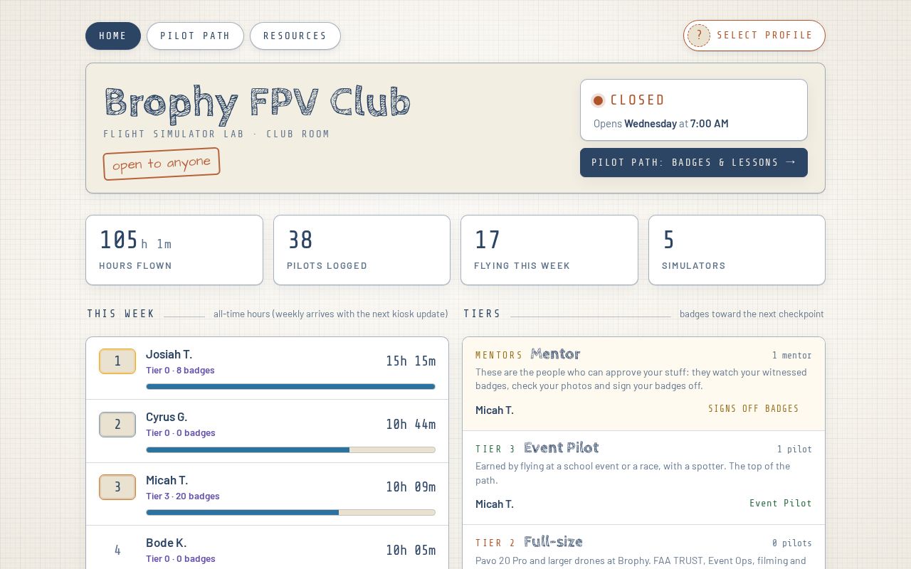 Preview of Brophy Fpv Club