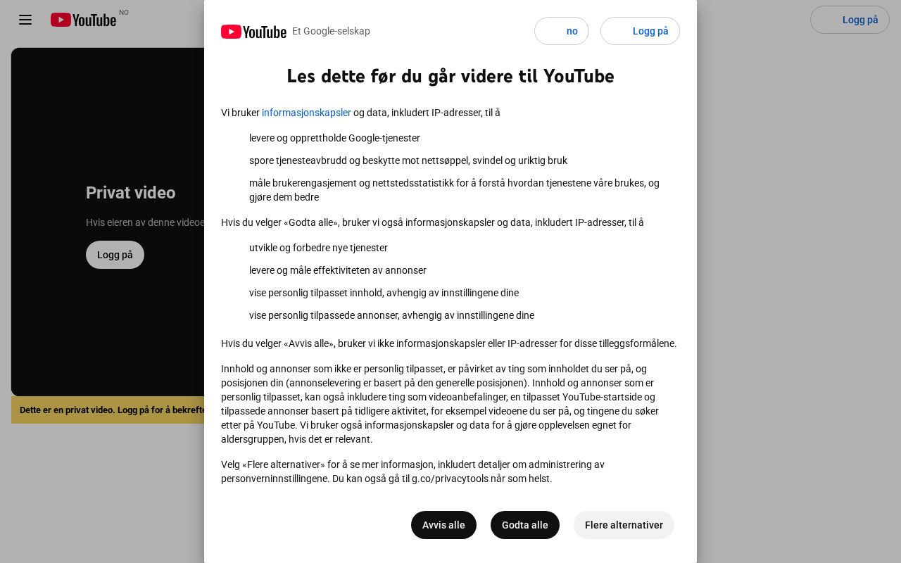 Preview of YouTube