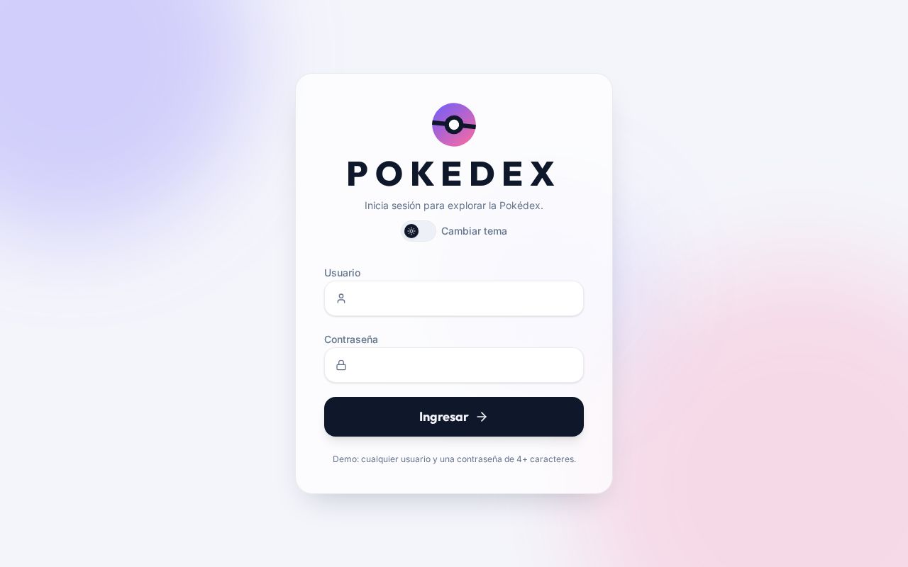 Preview of Pokedex Microfrontends