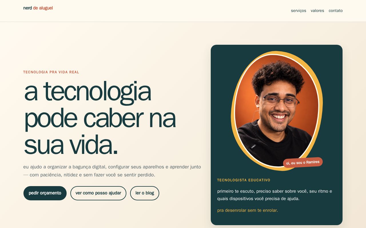 Preview of Nerd De Aluguel