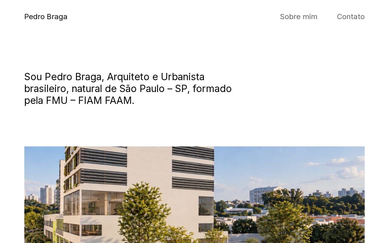 Preview of Portfolio Pedro Braga