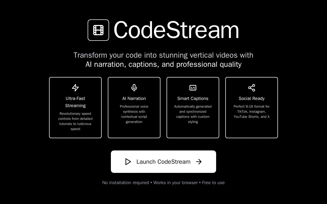 Preview of CodeStream
