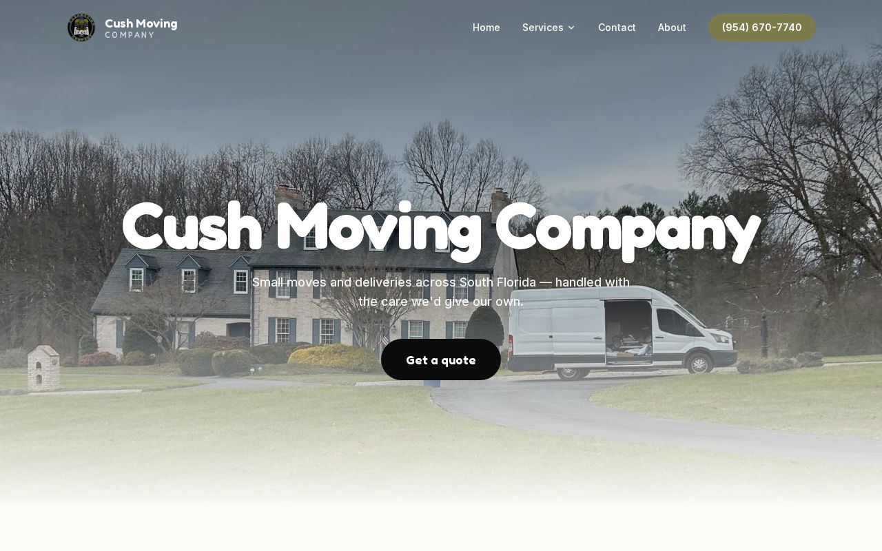 Preview of Cush Moving Company