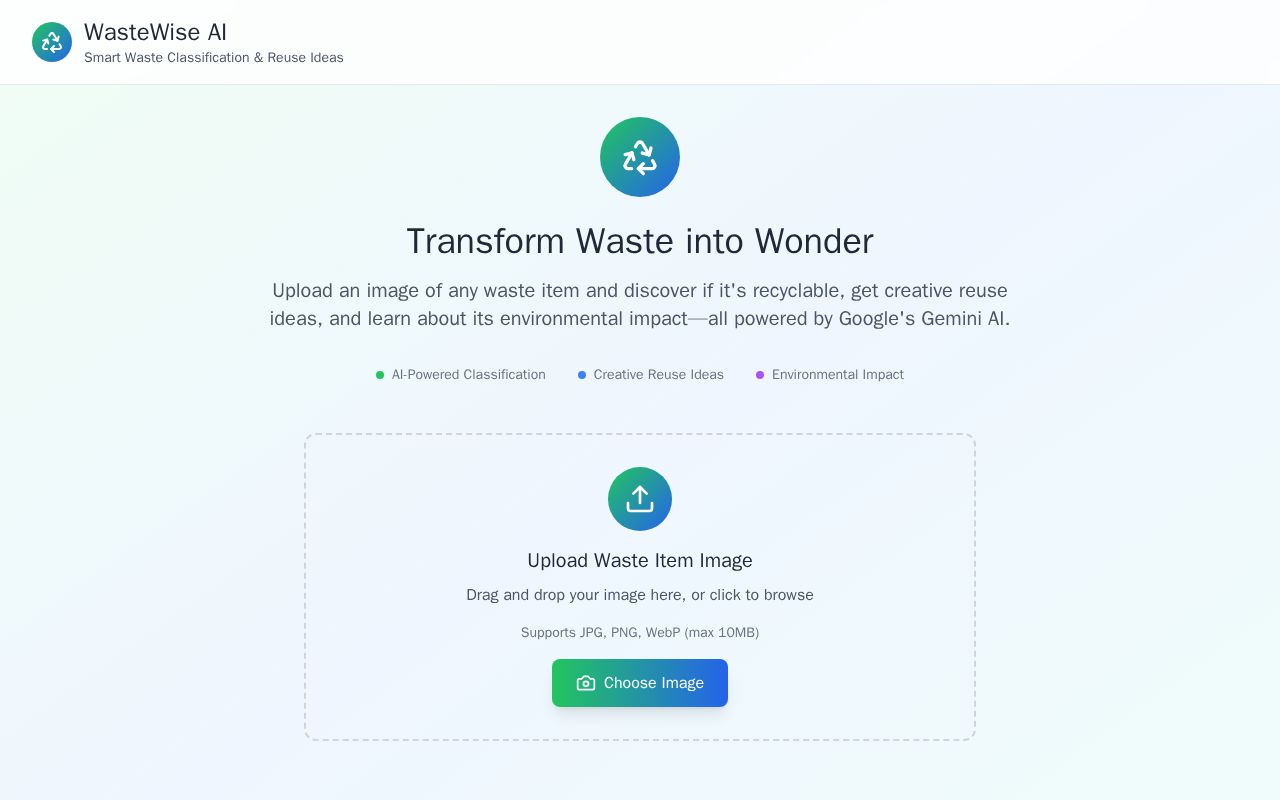 Preview of WasteWise AI