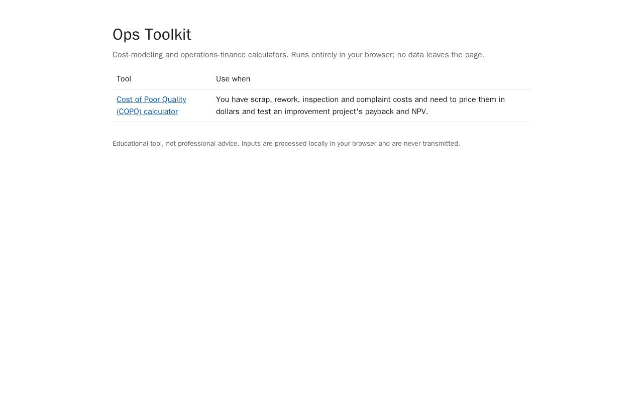 Preview of Ops Toolkit