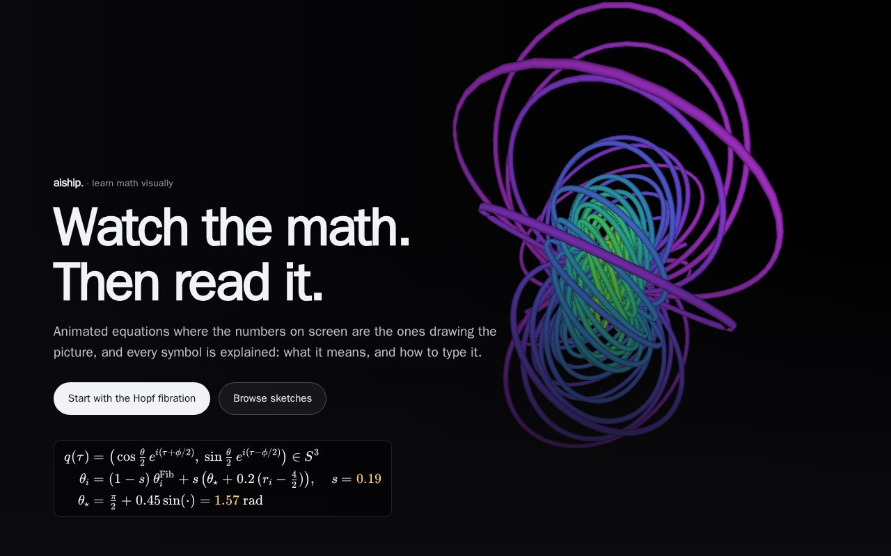 Preview of Three Katex Shader