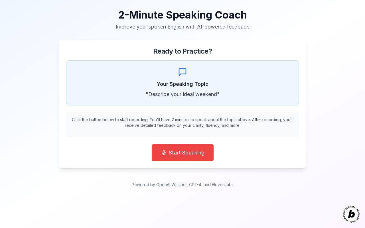 Preview of SpeakSharp