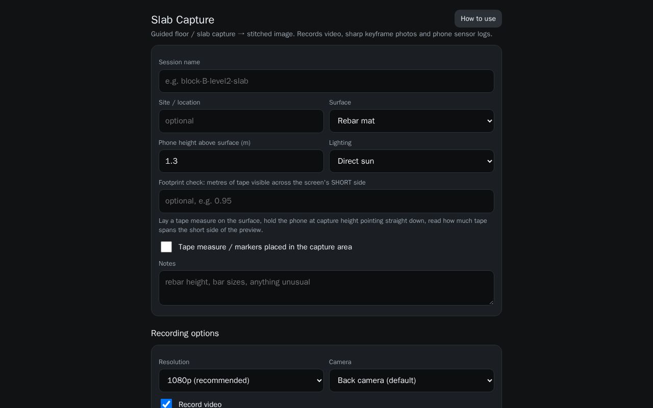 Preview of Slab Capture