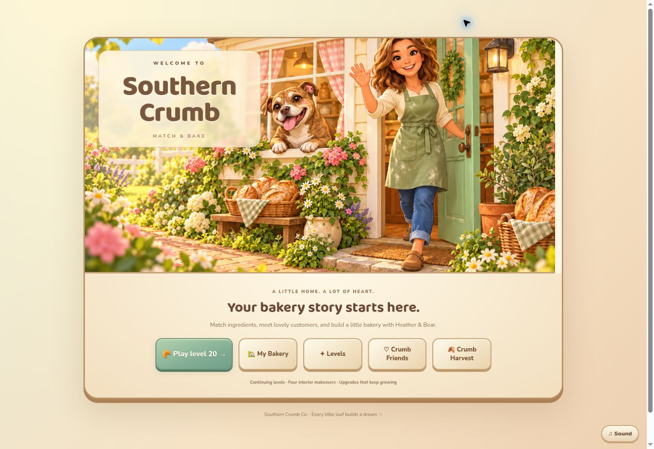 Preview of Southern Crumb: Match & Bake