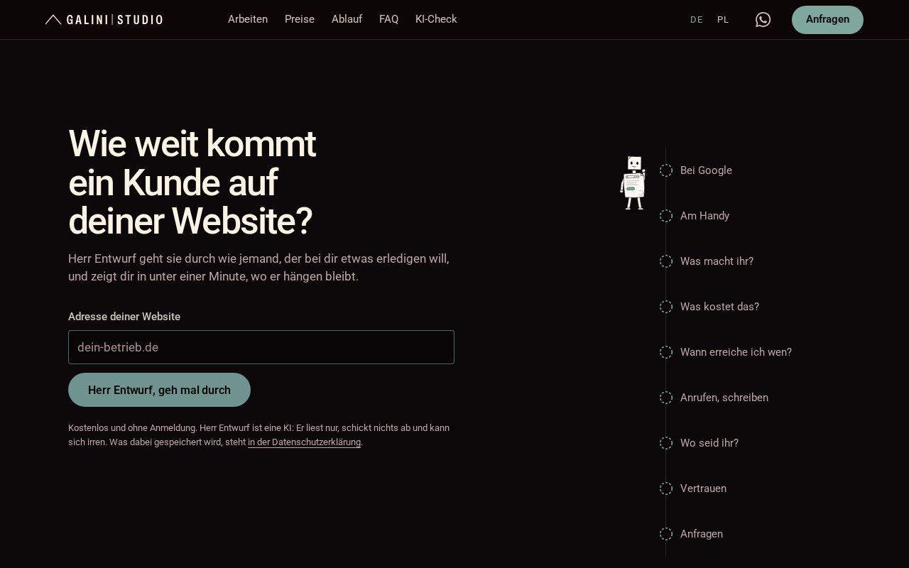 Preview of Ai Website Check
