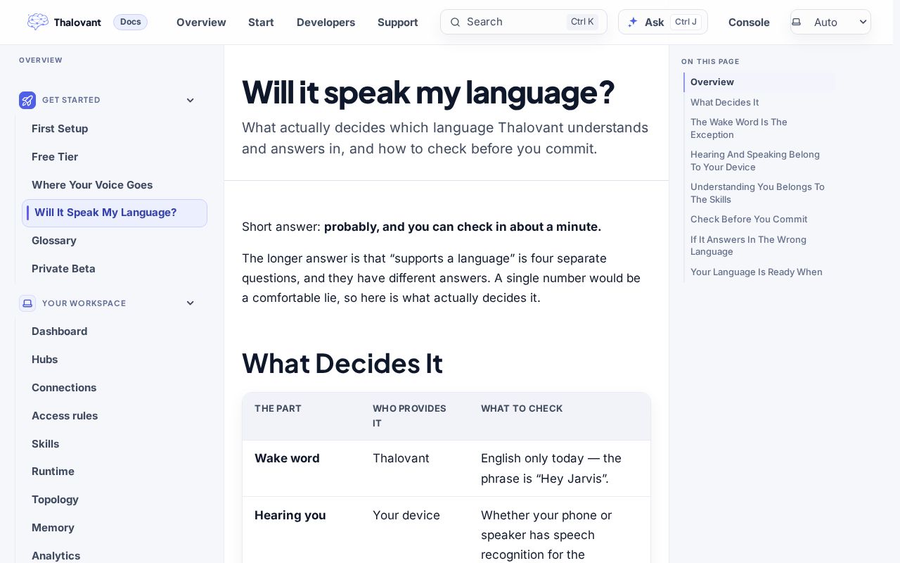 Preview of Will it speak my language?