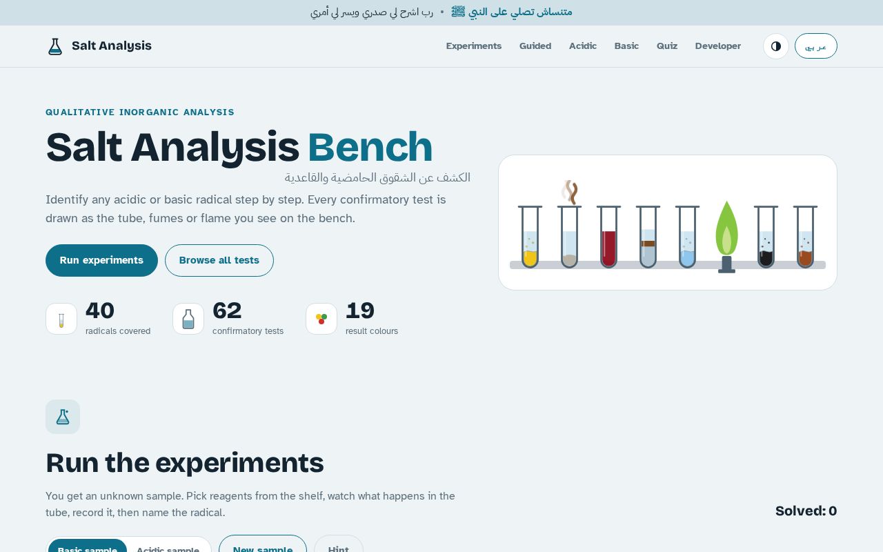 Preview of Salt Analysis