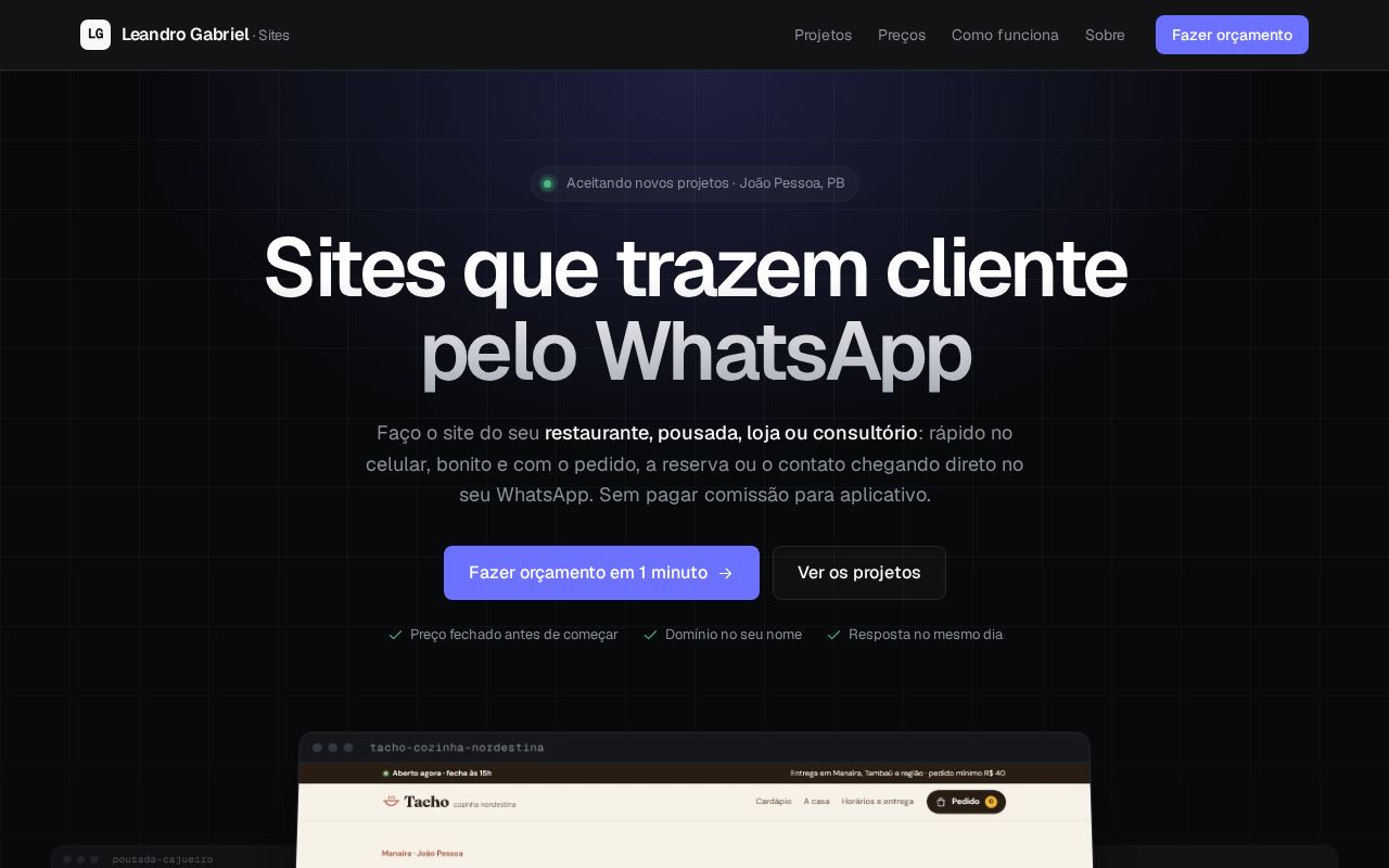 Preview of Leandrogabriel Sites