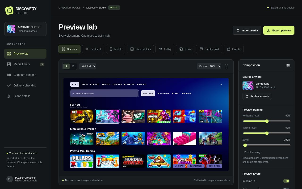 Preview of Discovery Studio