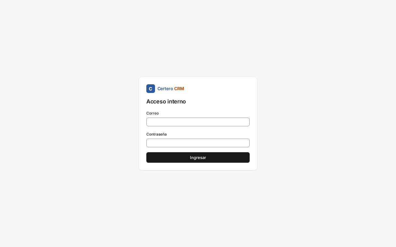 Preview of CRM Sistema Certero SZK