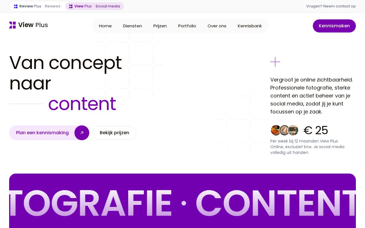 Preview of Viewplus Site