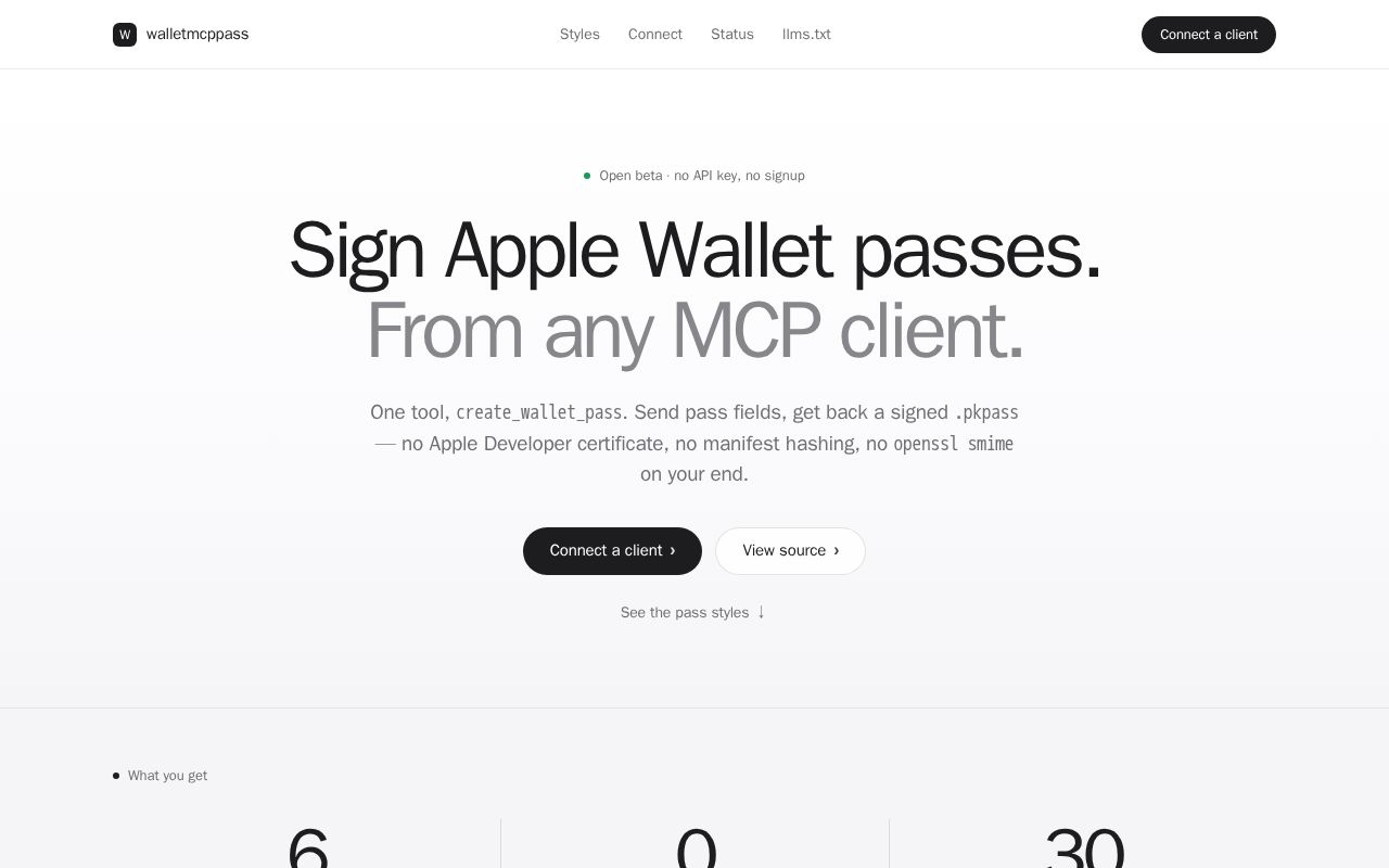Preview of Wallet Mcp