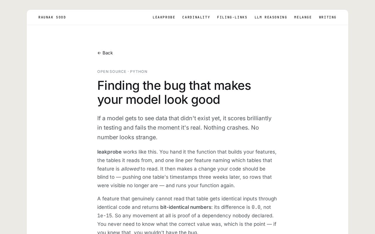 Preview of Leakprobe