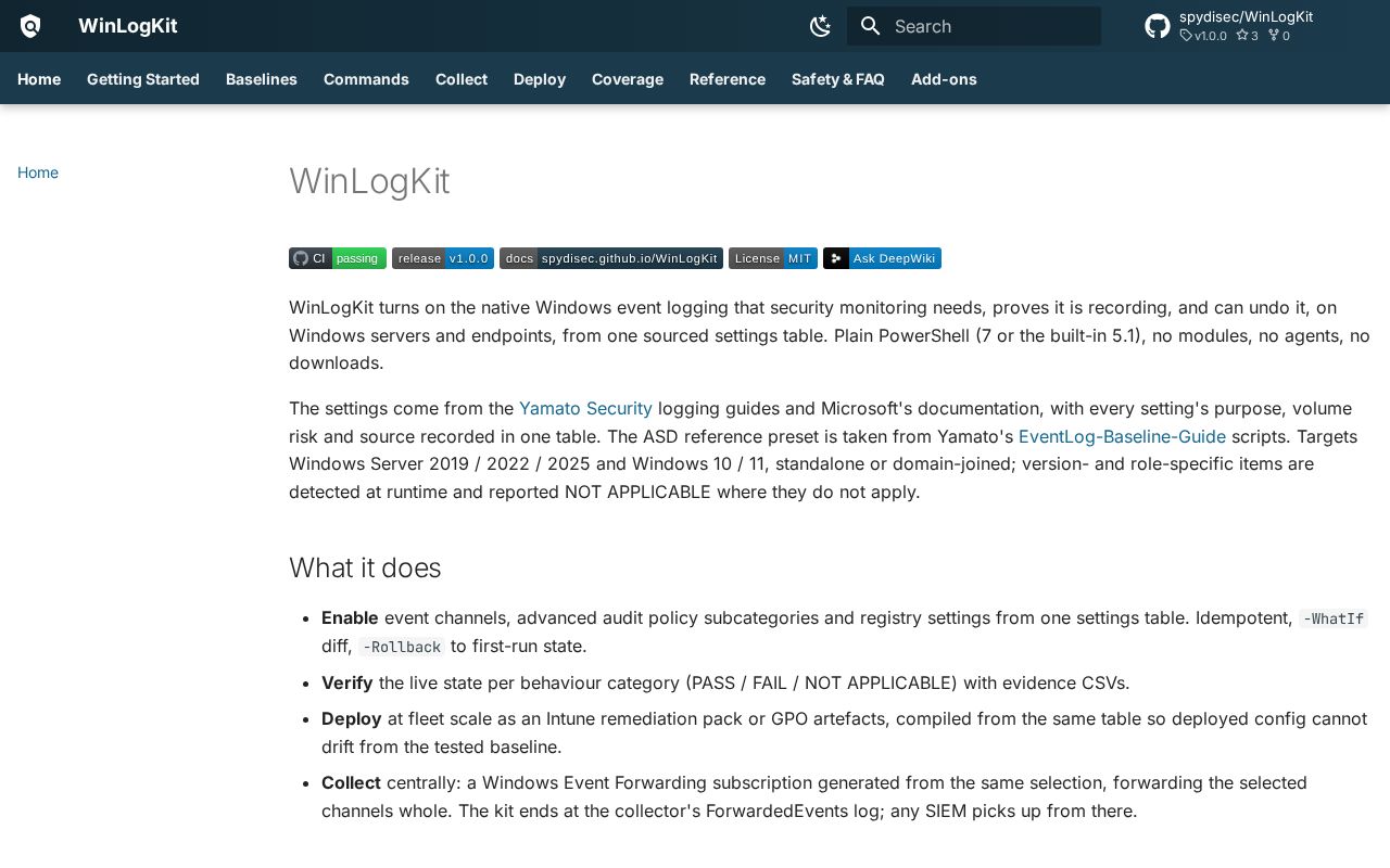 Preview of WinLogKit