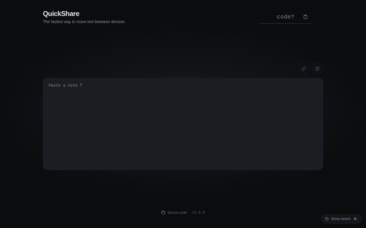 Preview of Quick Share